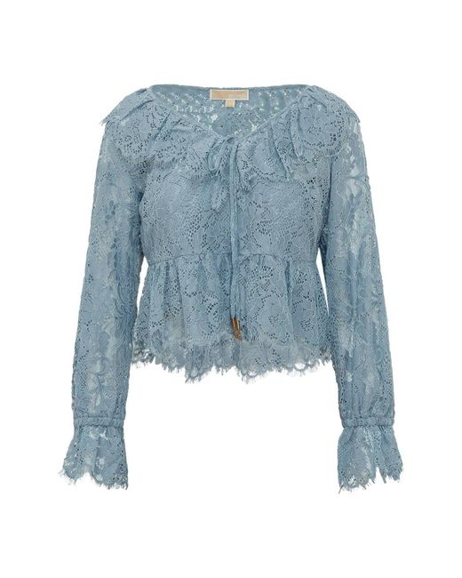 Michael Kors Blue Blouses
