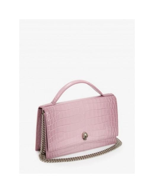 McQueen Purple Handbags