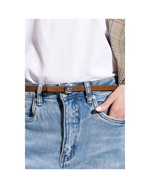 Belts di Tory Burch in Brown
