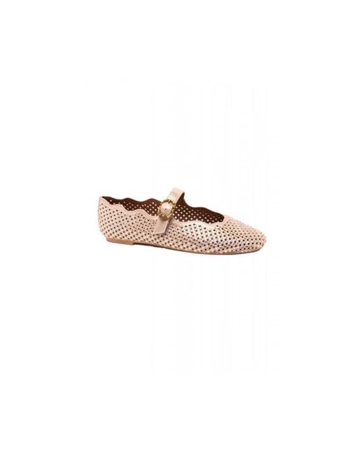 Kurt Geiger Pink Ballerina Shoes