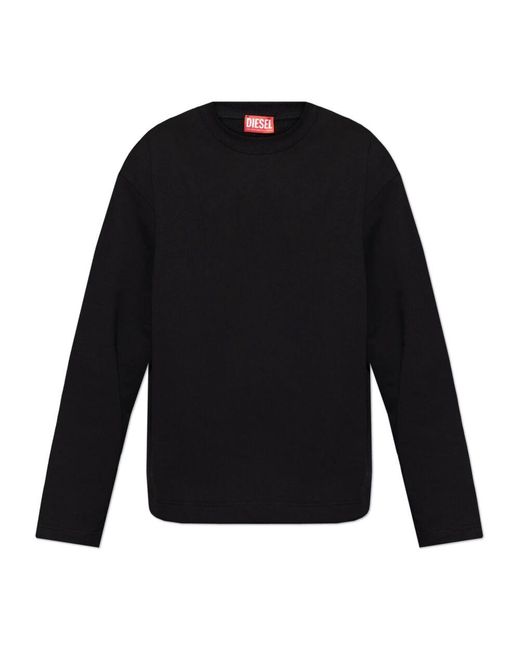 DIESEL Black Sweatshirts for men