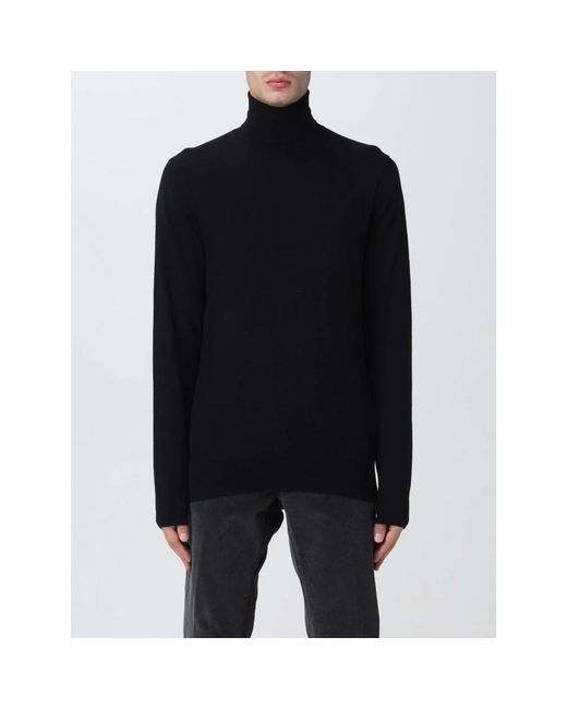 Paolo Pecora Black Turtlenecks for men