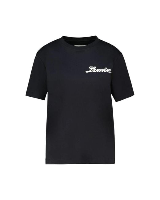 T-Shirts Lanvin de color Black