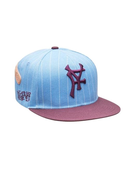 PDF Pinstripe Cap in Blue für Herren