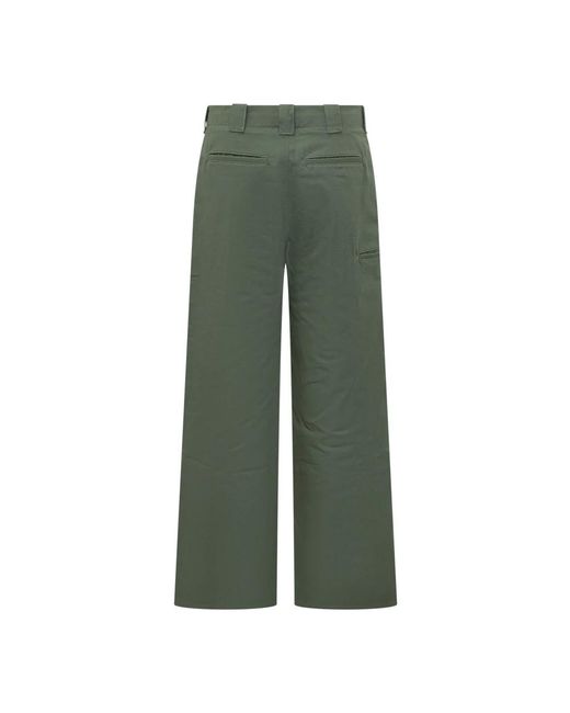 KENZO Green Wide Trousers for men