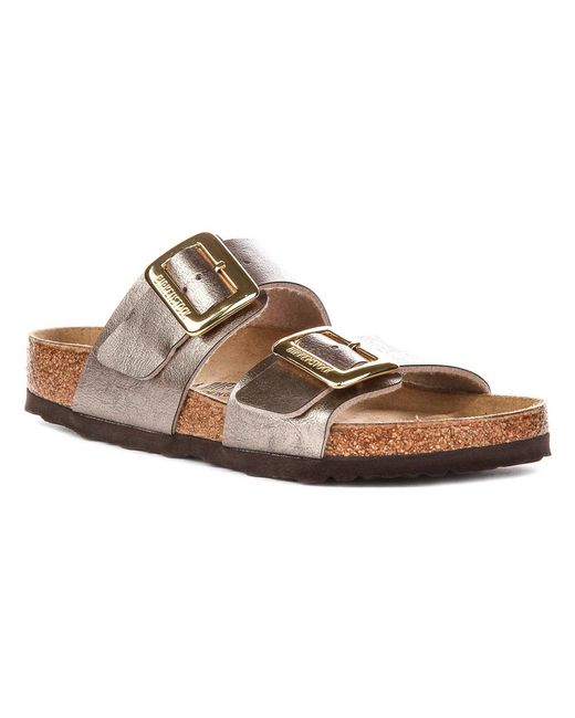Birkenstock Brown Sliders