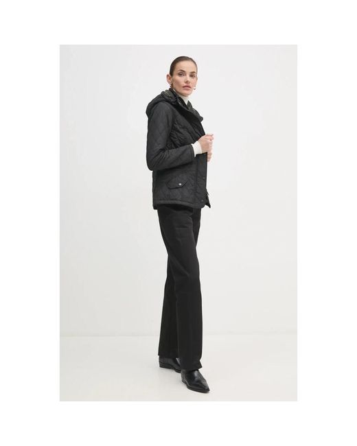 Barbour Millfire Quilted Jacket in het Black
