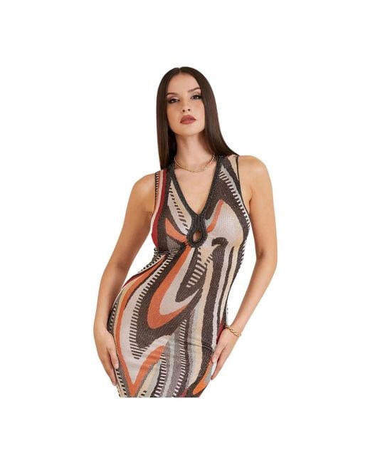 Marciano Metallic Maxi Dresses