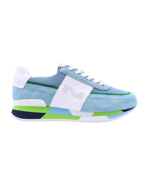 Nathan-Baume Blue Sneakers