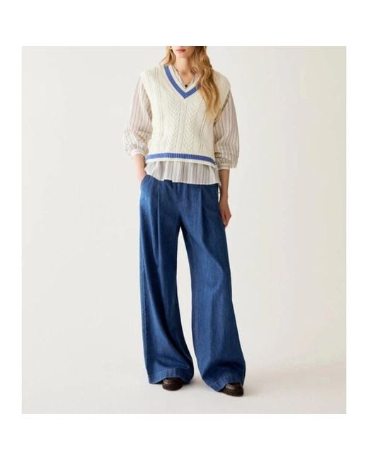 Pennyblack Blue Wide Jeans