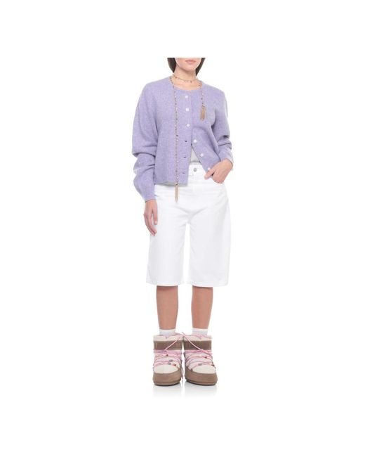 Guest In Residence Purple Cashmere Knitwear