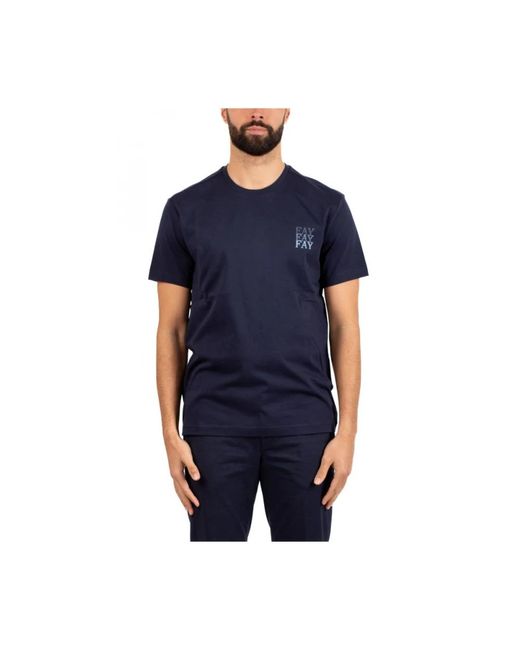 Tops > t-shirts Fay pour homme en coloris Blue