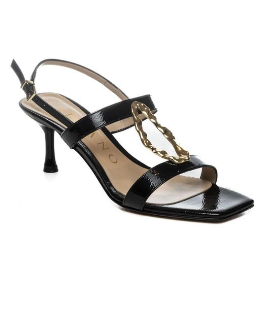 Albano Metallic High Heel Sandals