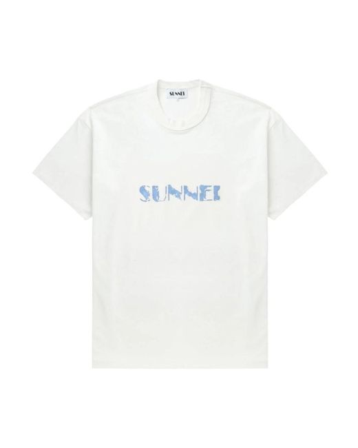 Sunnei White T-Shirts for men