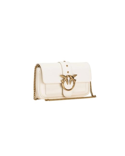 Pinko Metallic Cross Body Bags