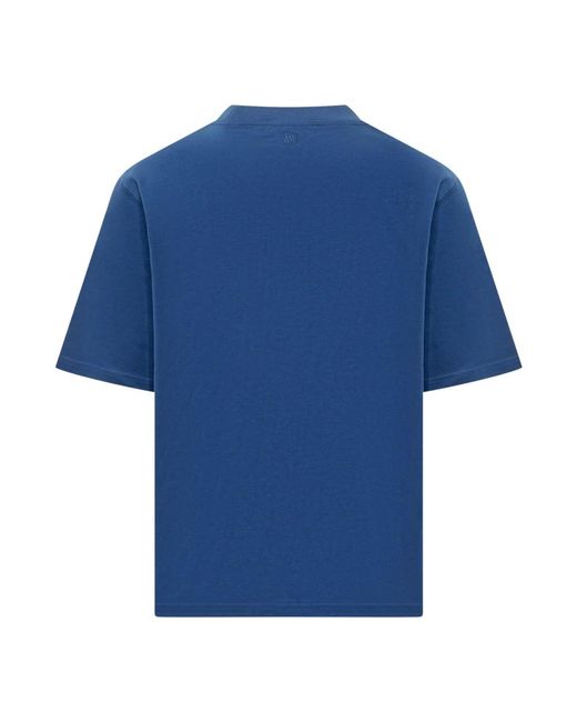 AMI Tops ,Blauw ,T-Shirts in het Blue voor heren
