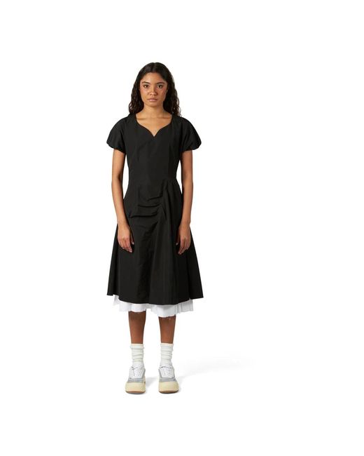 Philippe Model Kleedjes ,Zwart ,Katoen Jurk in het Black