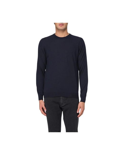 Drumohr Blaue pullover in Blue für Herren