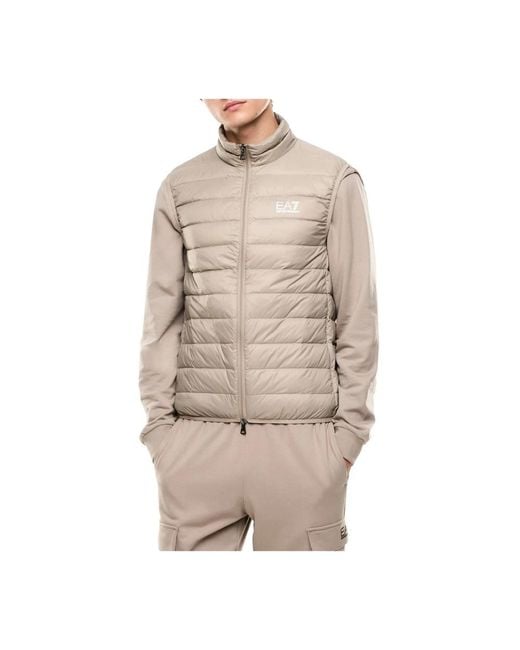 EA7 Natural Waistcoats for men