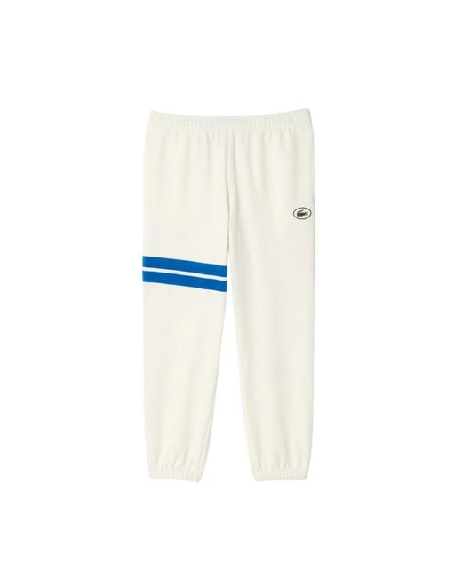 Trousers > sweatpants Lacoste pour homme en coloris White