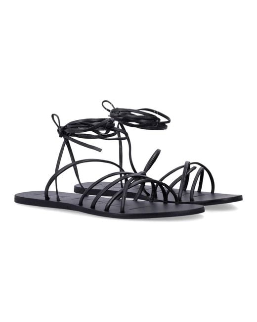 Manebí Blue Flat Sandals