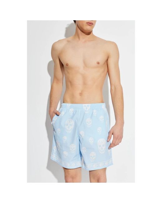 McQueen Blue Beachwear for men