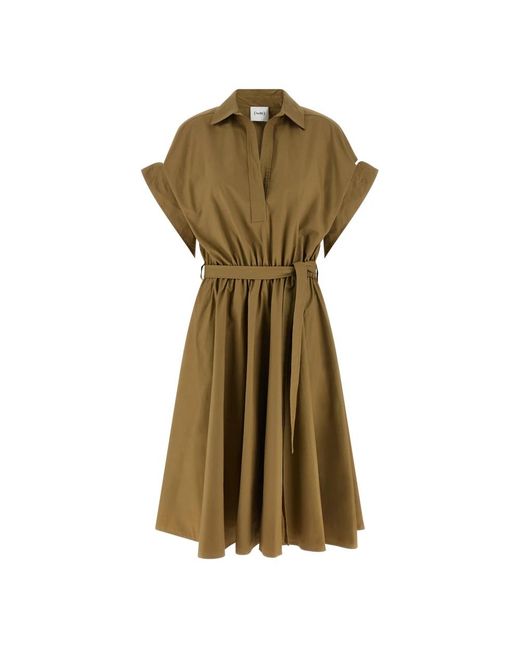 Nude Green Midi Dresses