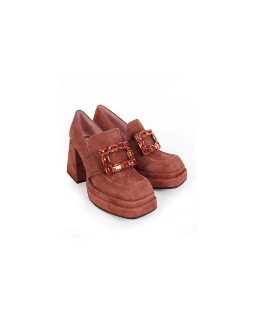 Pumps Ras en coloris Red