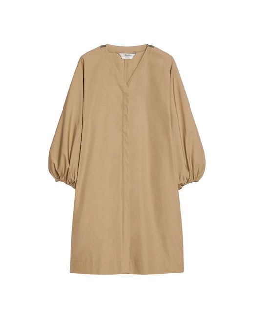 Max Mara Natural Short Dresses