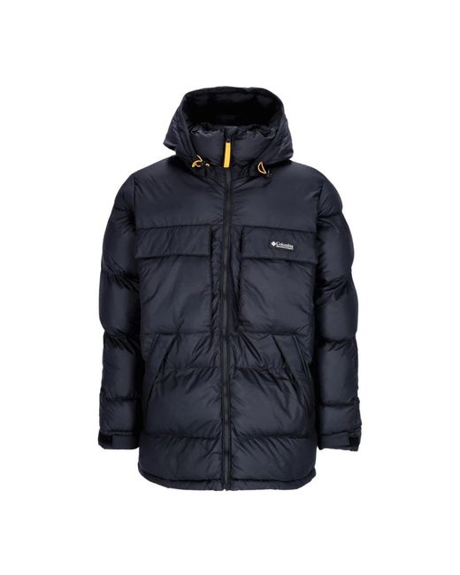 Columbia Blue Ballistic Ridge Oversized Puffer Down Jacket for men