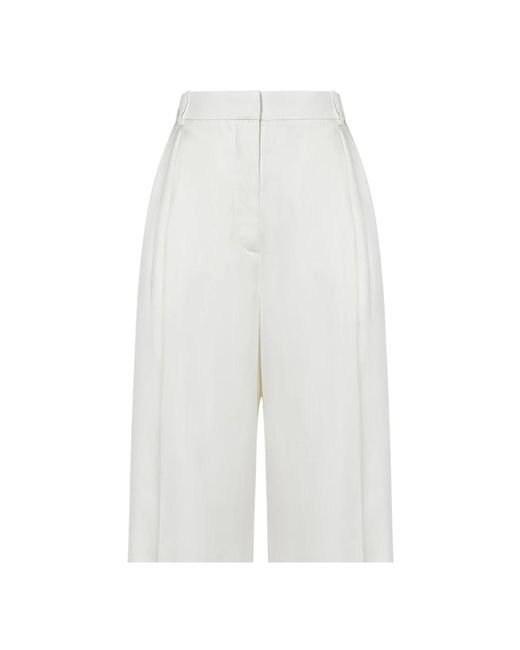 Alexander McQueen White Wide trousers