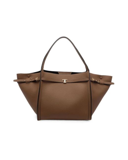 Tod's Brown Shopping Bags