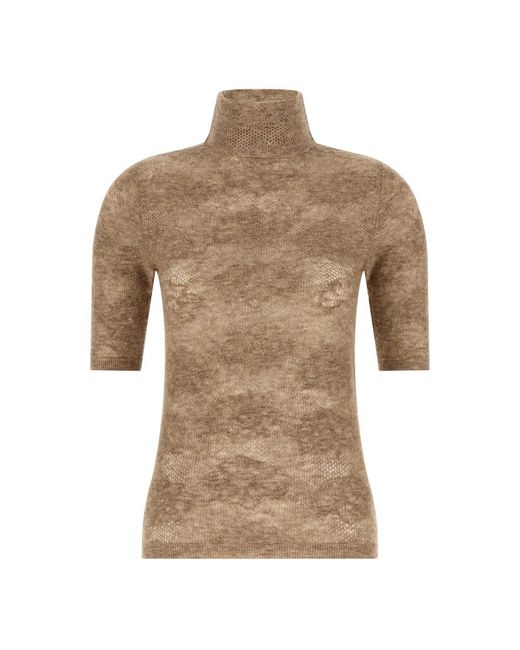 Brunello Cucinelli Brown Turtlenecks