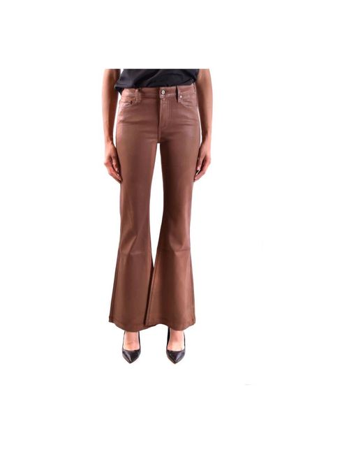 PAIGE Brown Flared Jeans