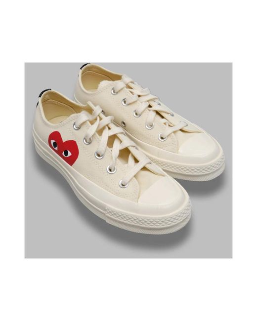COMME DES GARÇONS PLAY Pink Sneakers for men
