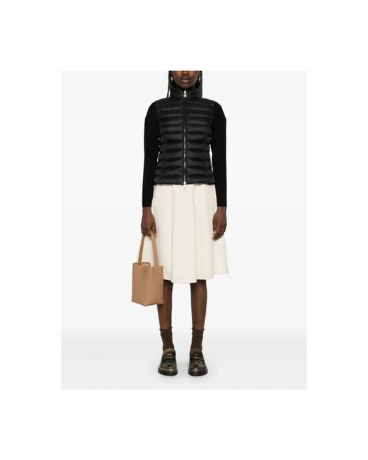 Moncler Jassen ,Zwart ,Gewatteerde Bicolor Jas Lente-Zomer 2025 in het Black