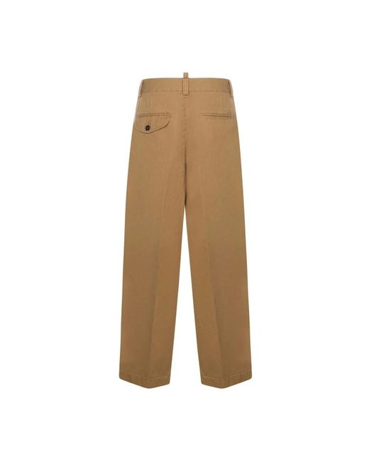 DSquared² Natural Wide Trousers