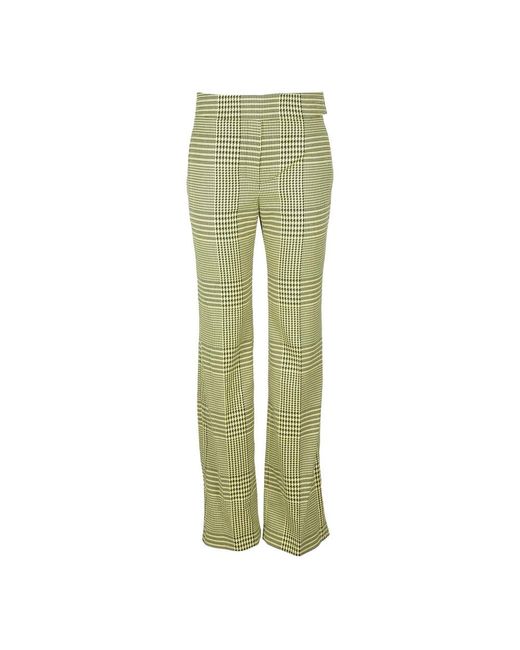 Alexandre Vauthier Green Wide Trousers