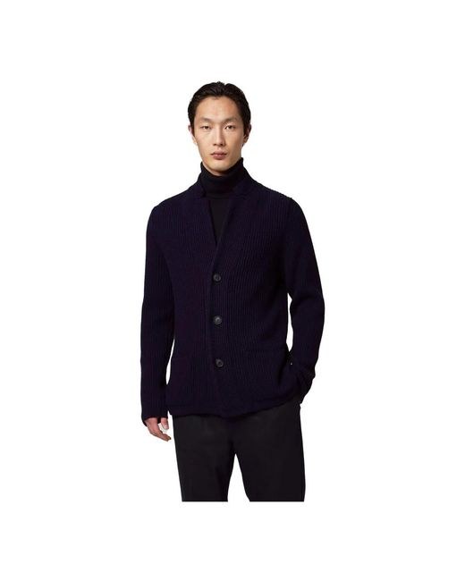 Cardigans Alpha Studio de hombre de color Blue