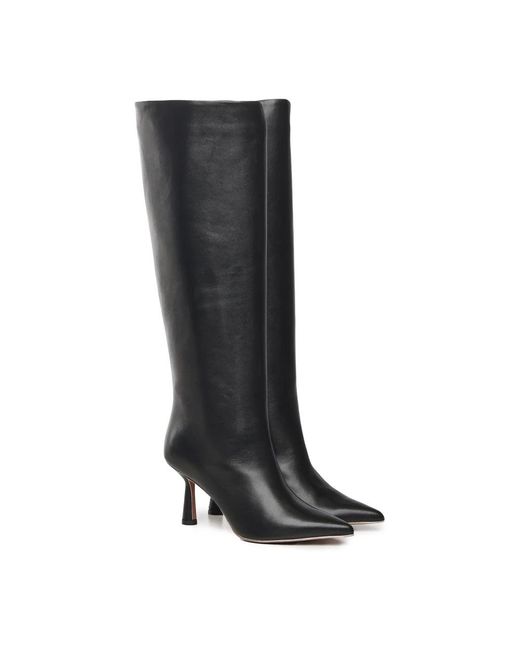 Giuliano Galiano Black Heeled Boots