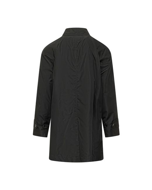 Single-Breasted Coats Burberry de hombre de color Black