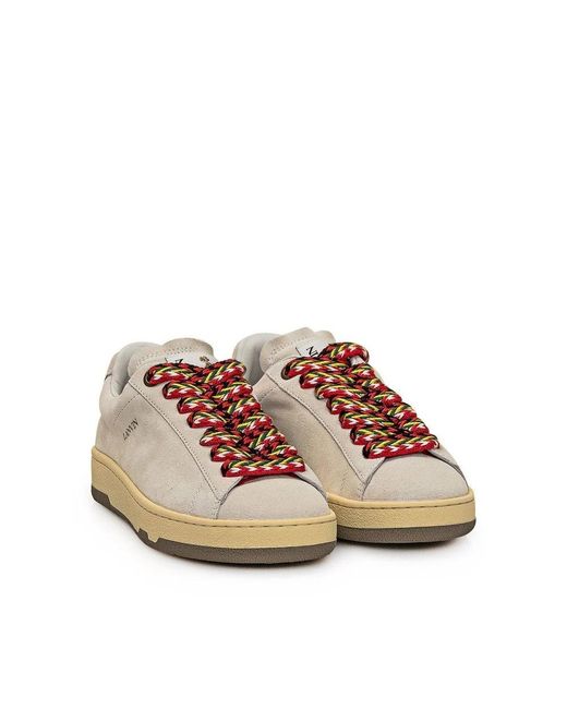 Lanvin Brown Curb Sneakers