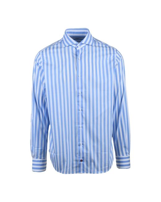 Carrel Blue Casual Shirts for men
