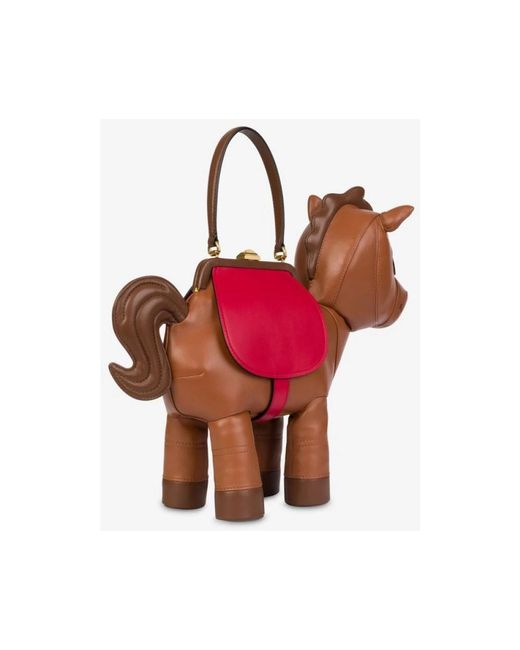 Moschino Red Handbags