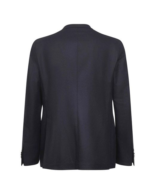 Tagliatore Jassen ,Blauw ,Wol Blazer in het Blue voor heren