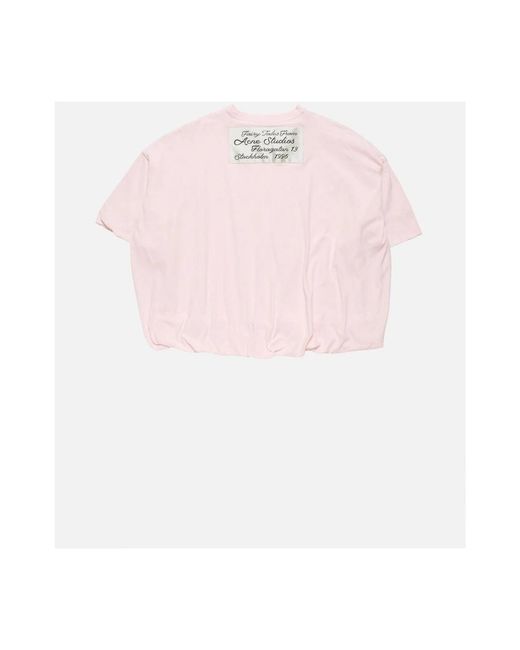 Acne T-Hemden in het Pink
