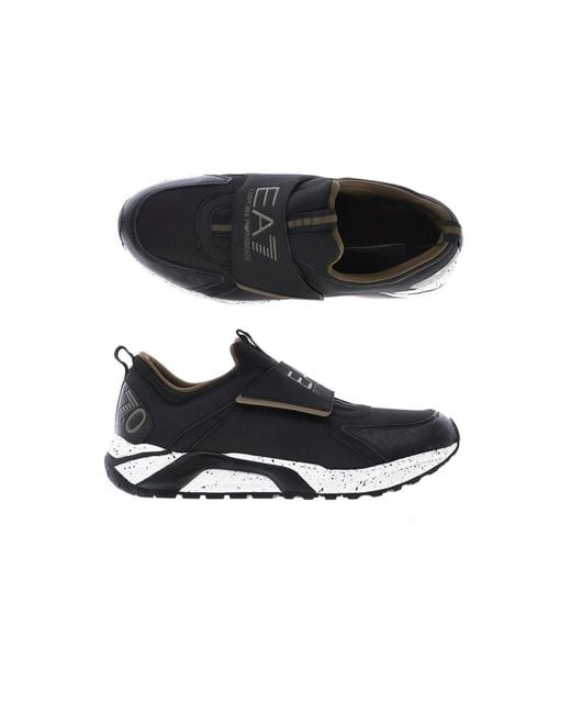 EA7 Black Sneakers for men