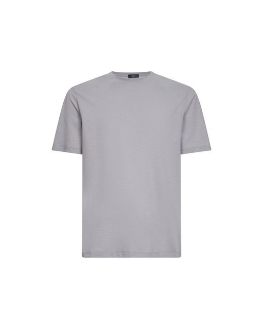 Herno Gray T-Shirts for men