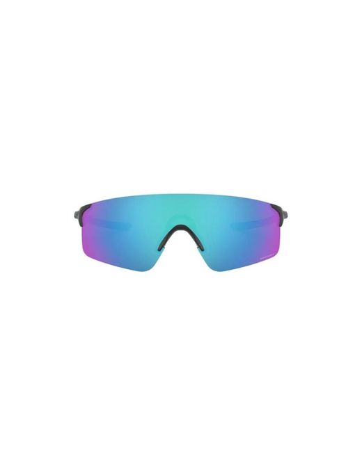 Oakley Blue Stilvolle sonnenbrille mit grauem rahmen