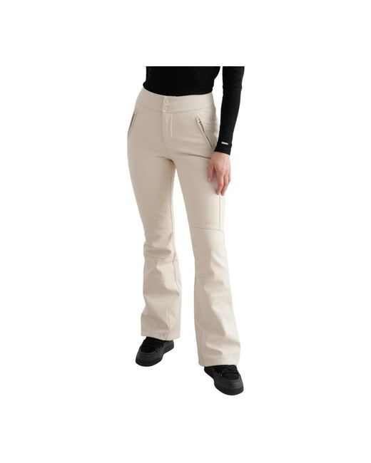 Aim'n Black Café au lait stretch thermo pants